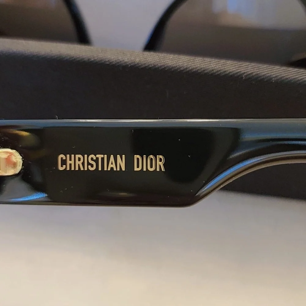 authentic Dior Black Oversized Sunglasses